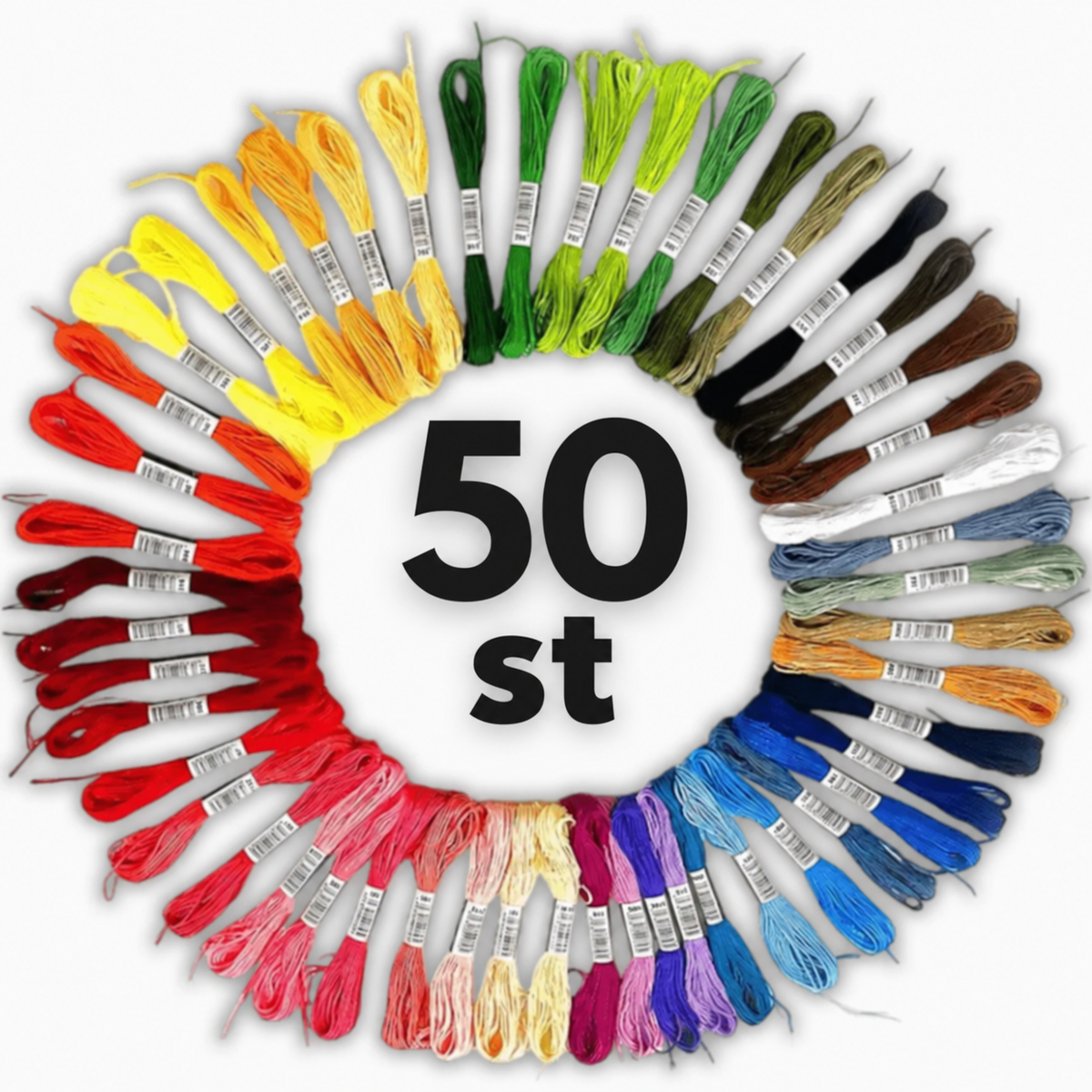 Lagaro Fargetråder – 50 farger